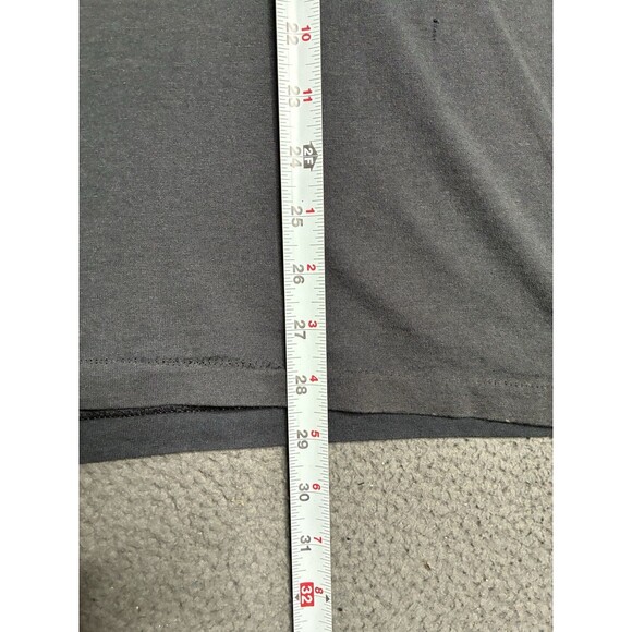 Vintage 80s Rhino Nature Fade T-Shirt Men’s XL Faded Black Distressed Burnout - Picture 8 of 11